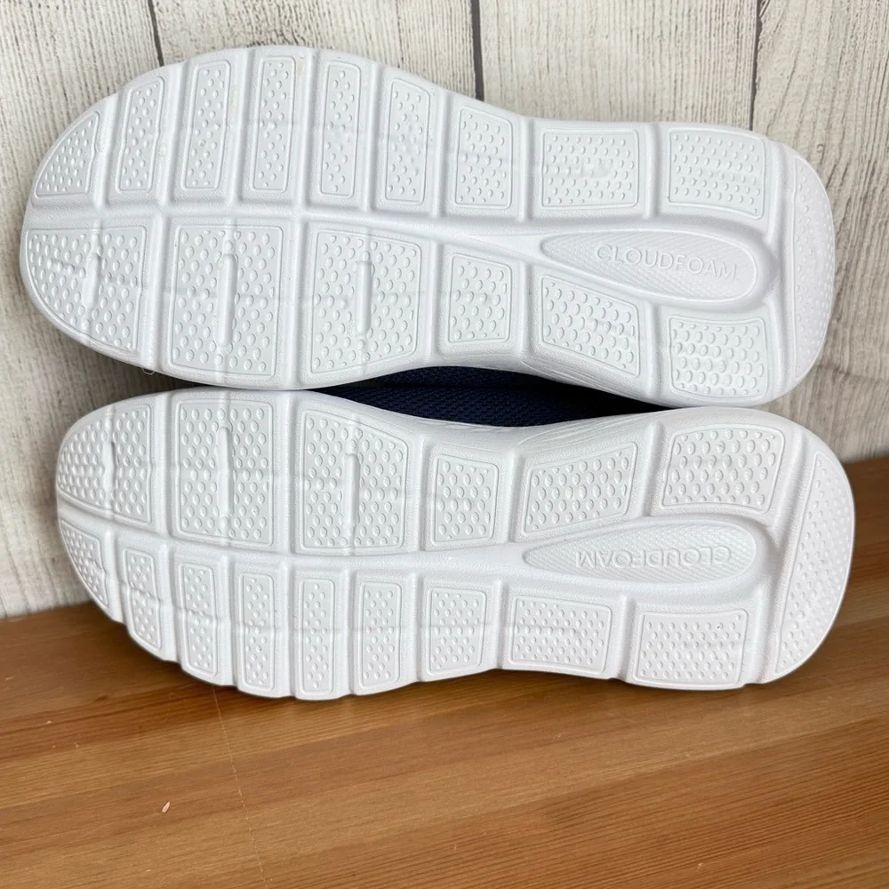 NEW ADIDAS Cloudform Comfort Sneakers Dark Blue/Halo Mint/Cloud White Woman’s 7 - Picture 5 of 5